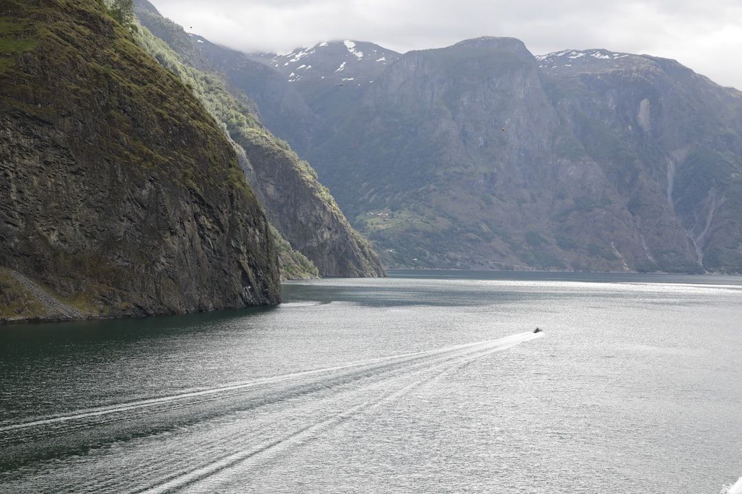 sognefjord norway glacier water mountains