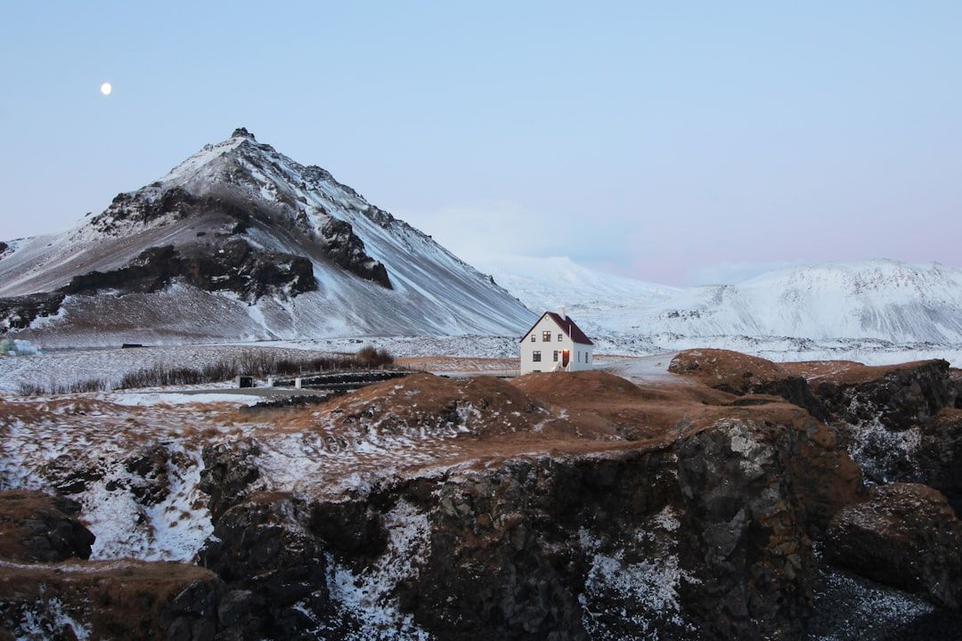 iceland glamping heated tent snow landscape